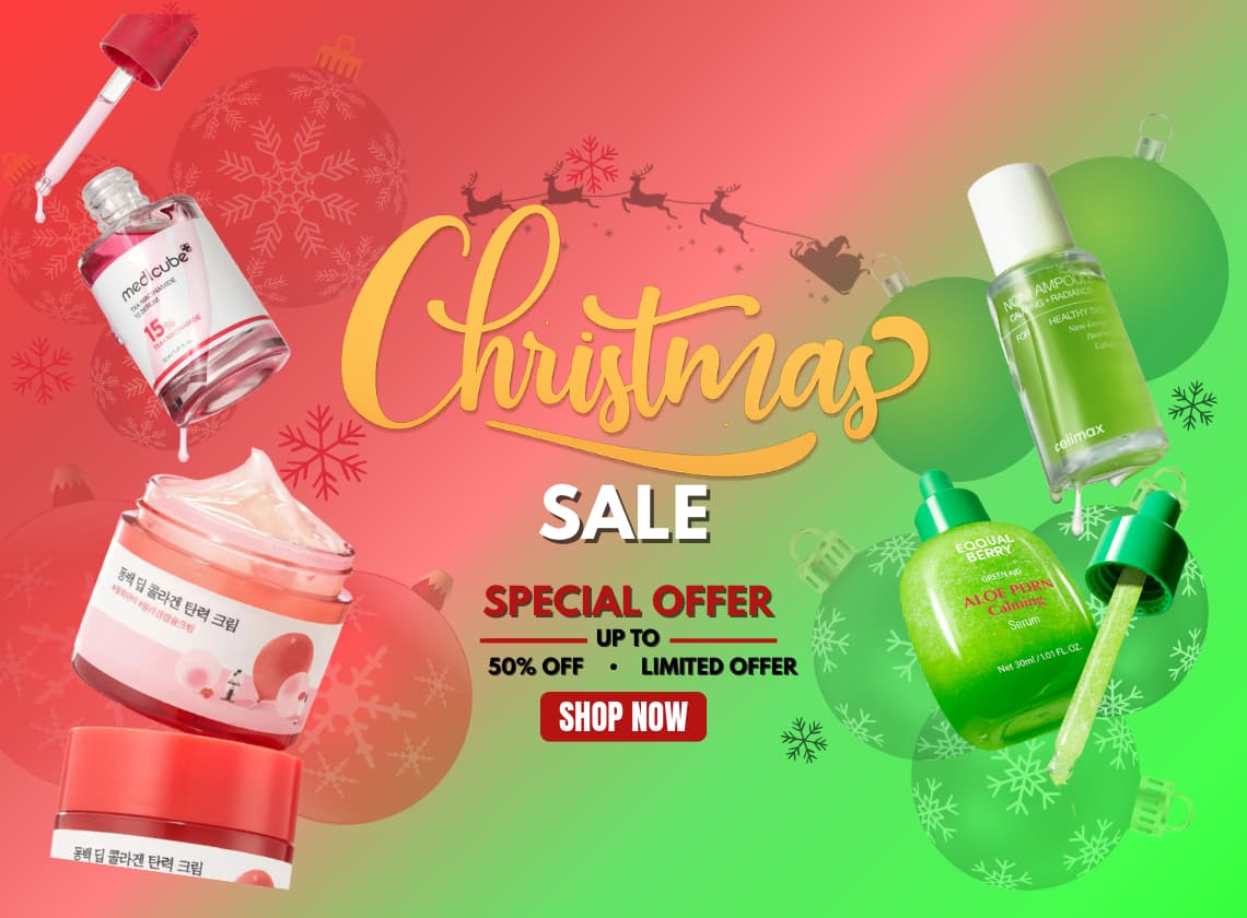 Christmas Sale Skincare Banner - BelluBeauty