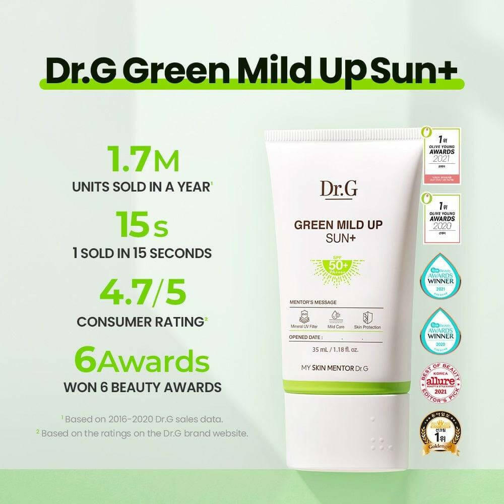 DR.G Green Mild Up Sun+ 50ml SPF50+ - bellubeauty