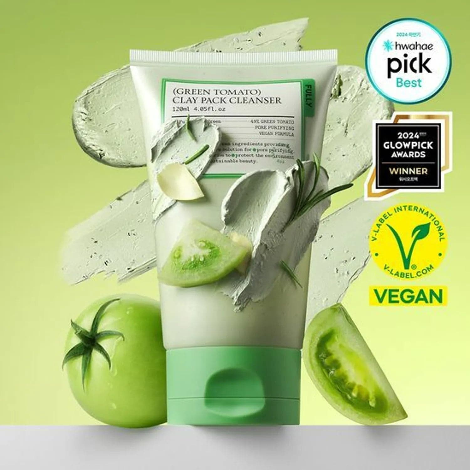 FULLY Green Tomato Clay Pack Cleanser - bellubeauty