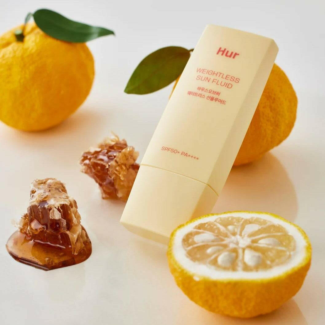 HOUSE OF HUR Weightless Sun Fluid 50ml SPF50+ - bellubeauty