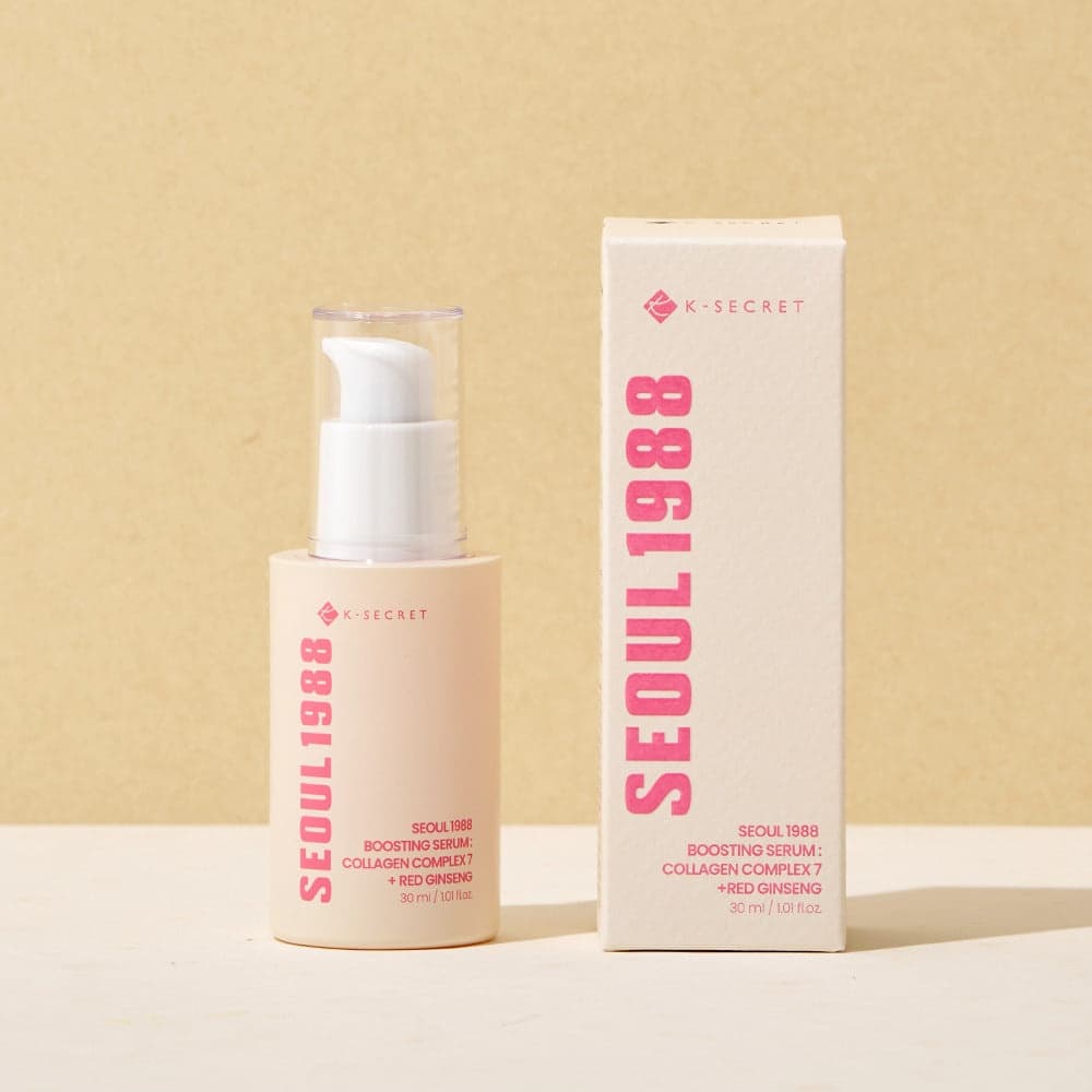 KSECRET Seoul 1988 Boosting Serum Collagen Complex 7 + Red Ginseng 30ml - bellubeauty