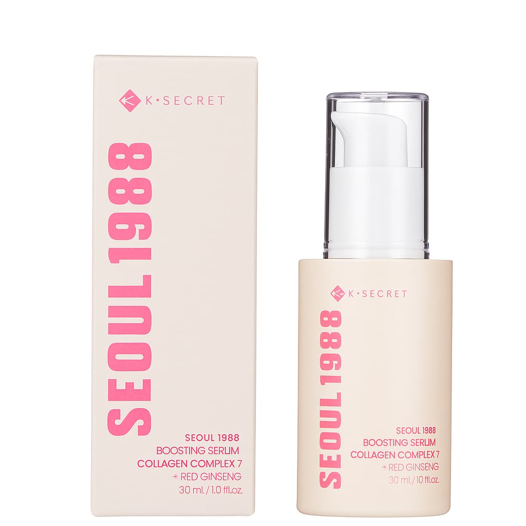 KSECRET Seoul 1988 Boosting Serum Collagen Complex 7 + Red Ginseng 30ml - bellubeauty