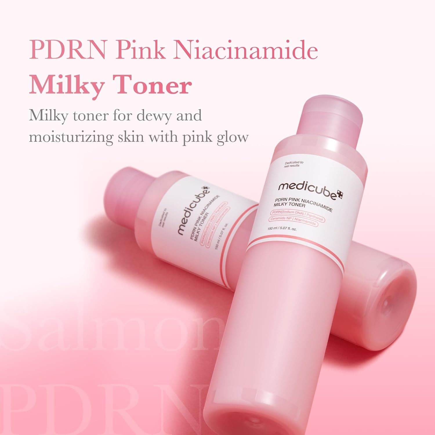 MEDICUBE PDRN Pink Niacinamide Milky Toner 150ml - BelluBeauty