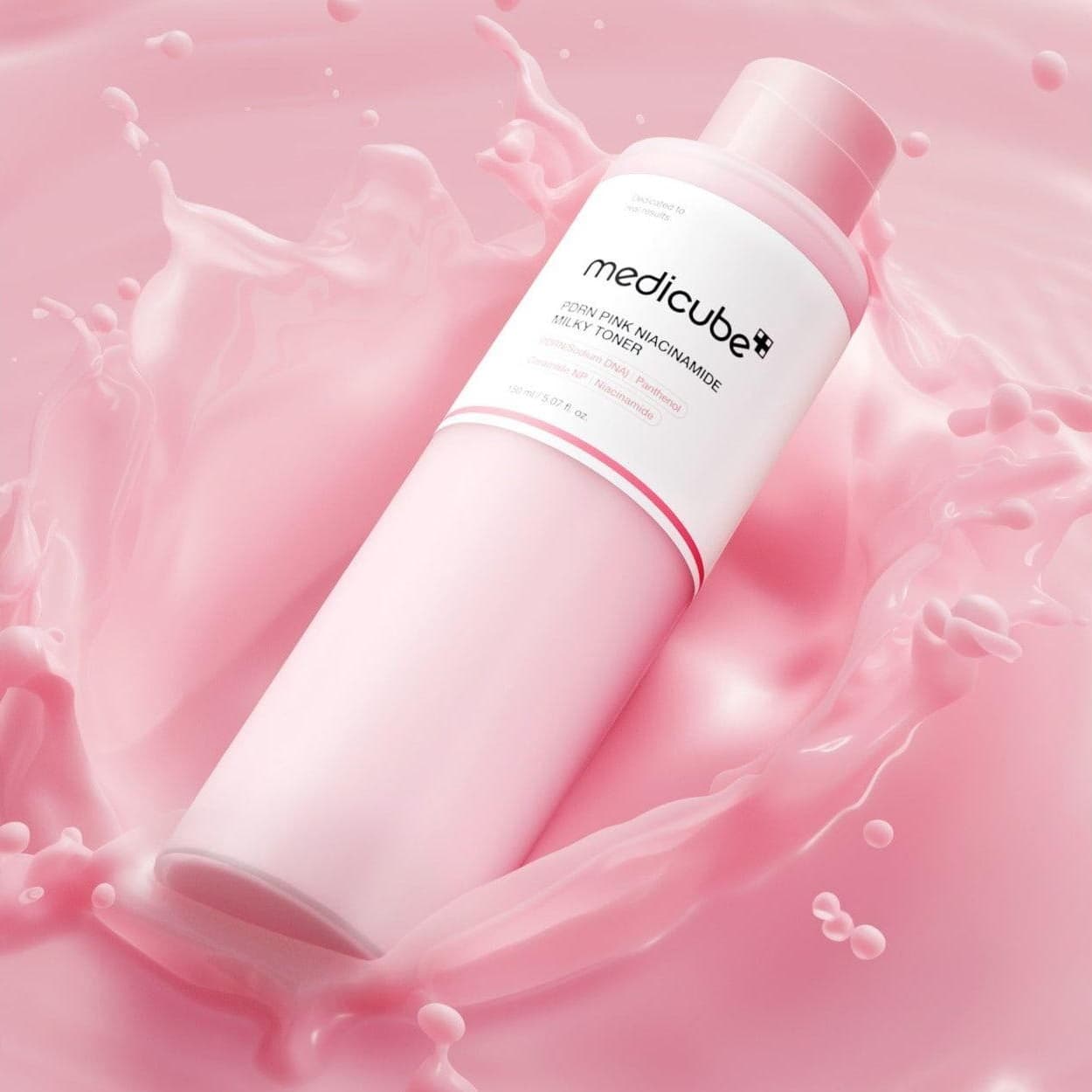 MEDICUBE PDRN Pink Niacinamide Milky Toner 150ml - BelluBeauty