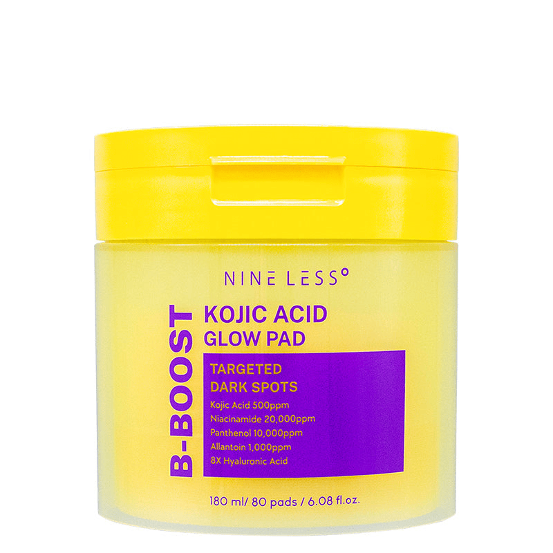 NINELESS B-Boost Kojic Acid Glow Pad 80pcs - bellubeauty