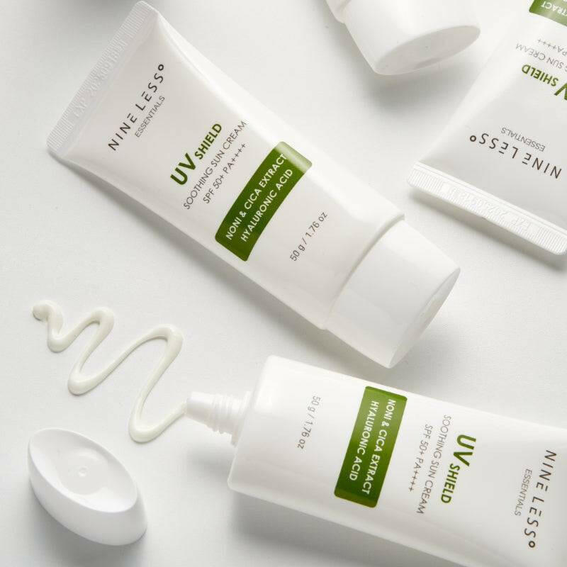 NINELESS Essentials UV Shield Soothing Sun Cream SPF50+ 50ml - bellubeauty