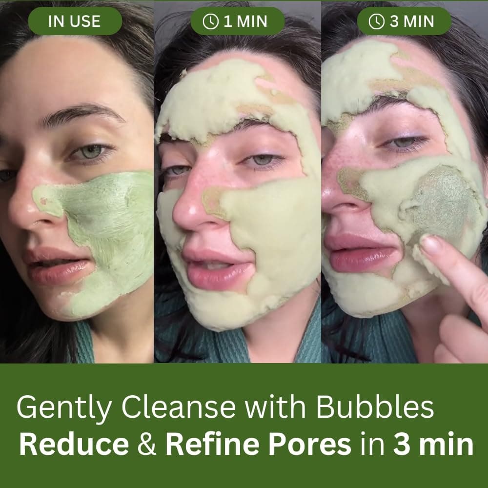 P.CALM Holy Basil Bubble Deep Mask 90g - bellubeauty