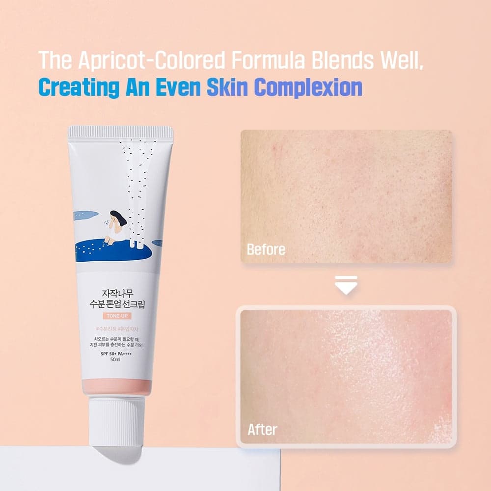 ROUND LAB Birch Juice Moisturizing Tone Up Sunscreen 50ml SPF50+ - BelluBeauty