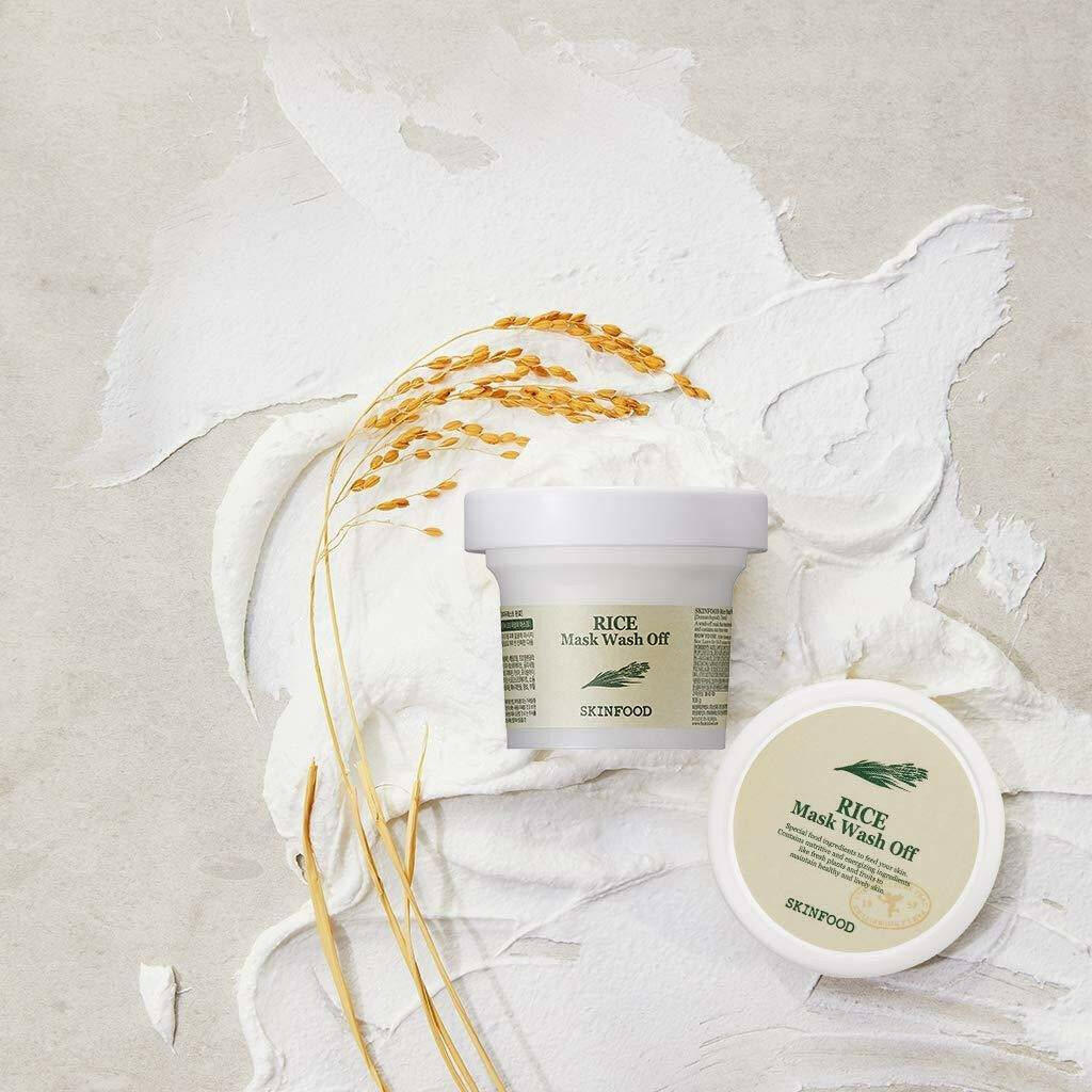 SKINFOOD Rice Mask Wash Off 120g - bellubeauty