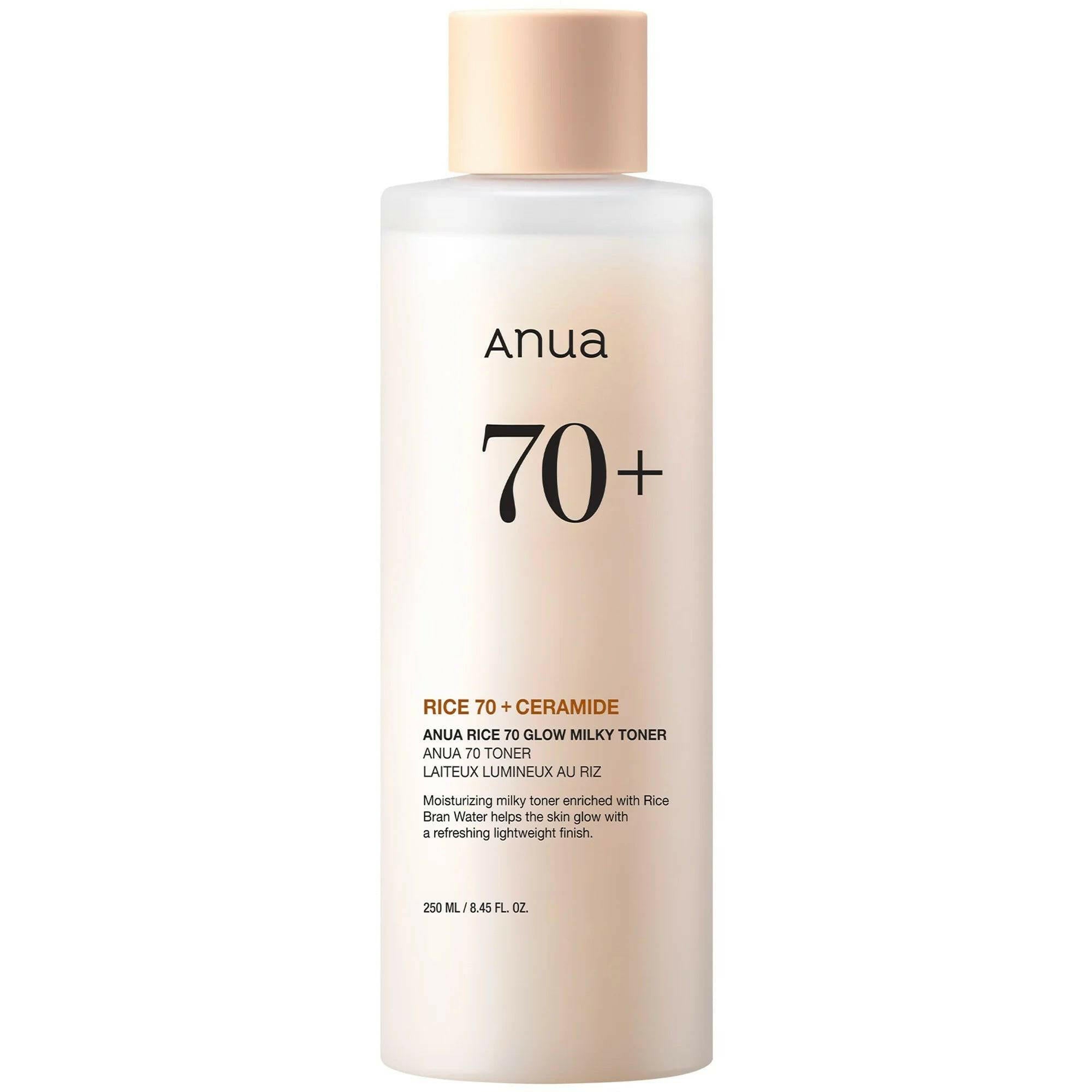 ANUA Rice 70 Glow Milky Toner 250ml - bellubeauty