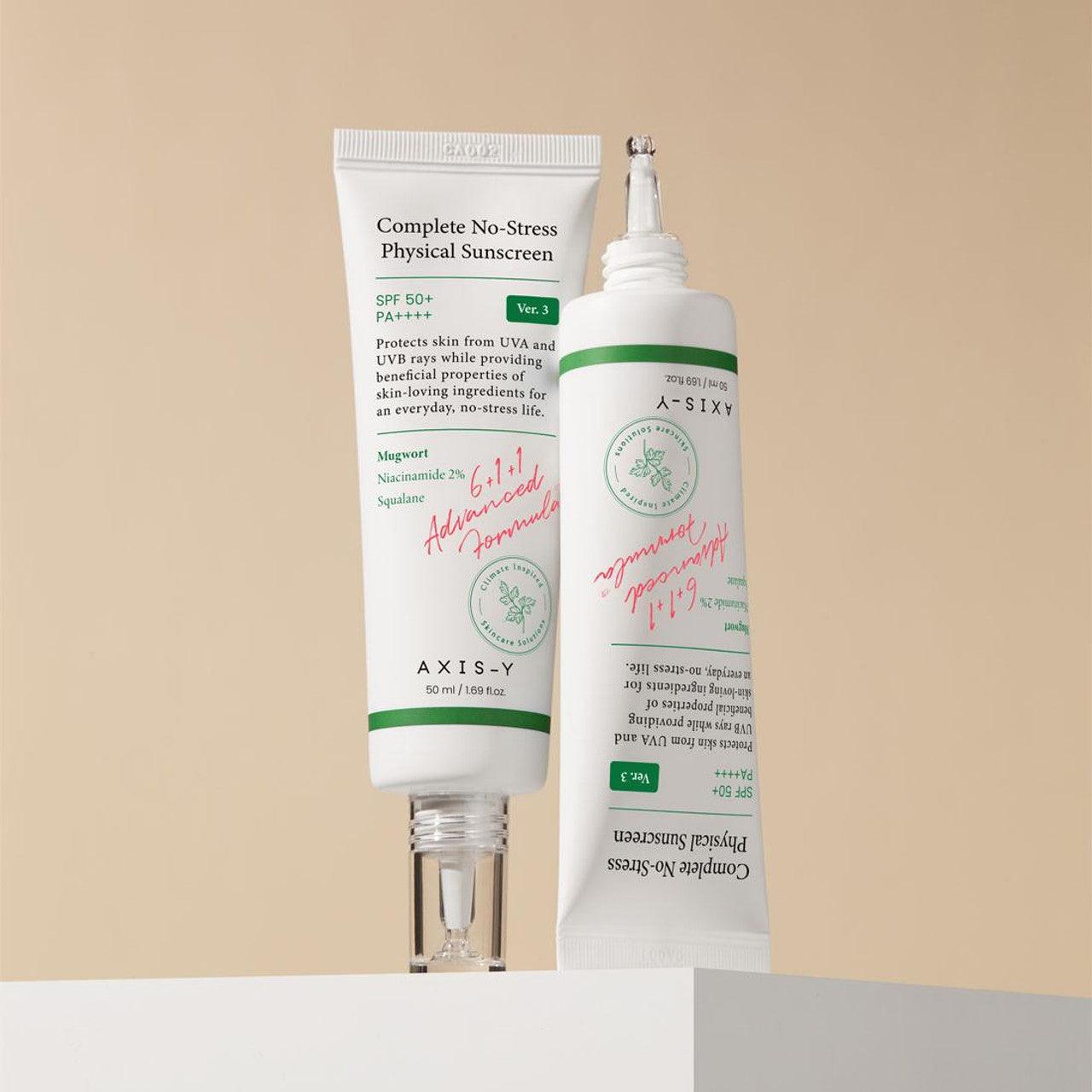 AXIS-Y Complete No-Stress Physical Sunscreen 50ml - bellubeauty