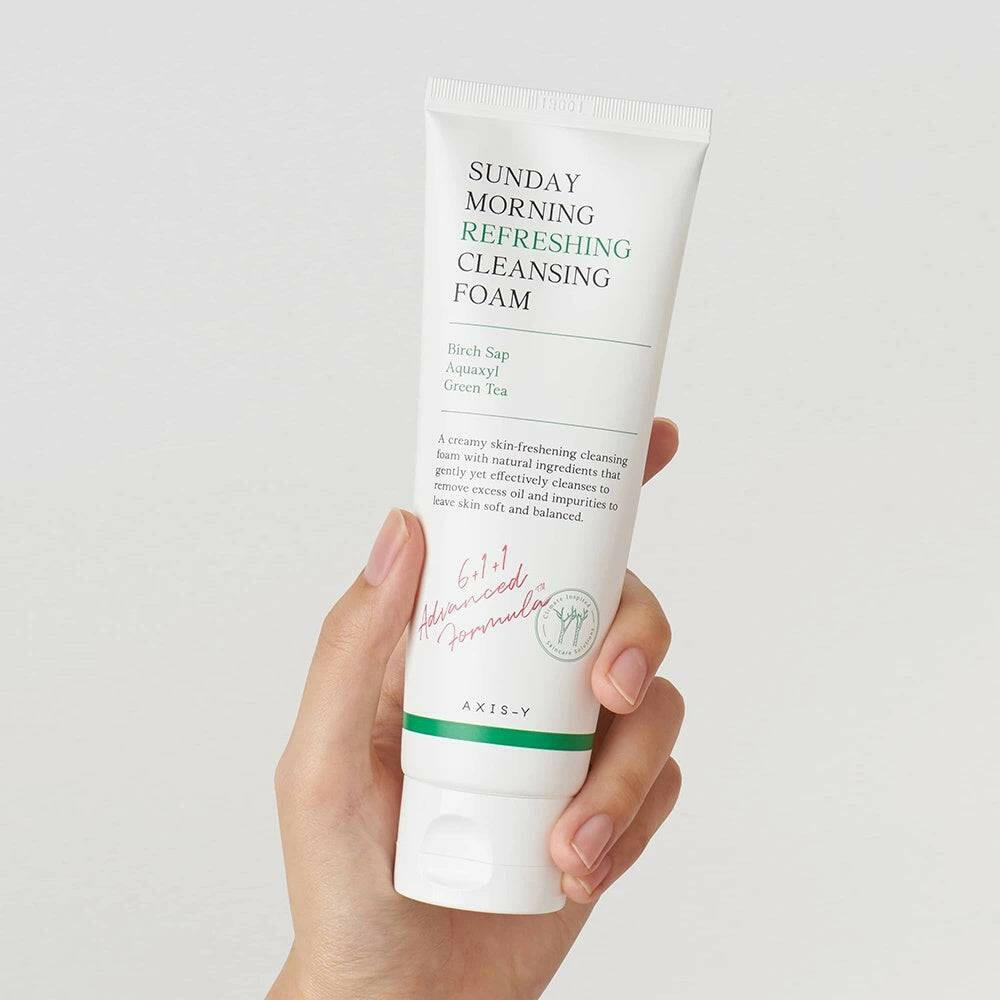 AXIS-Y Sunday Morning Refreshing Cleansing Foam 120ml - bellubeauty