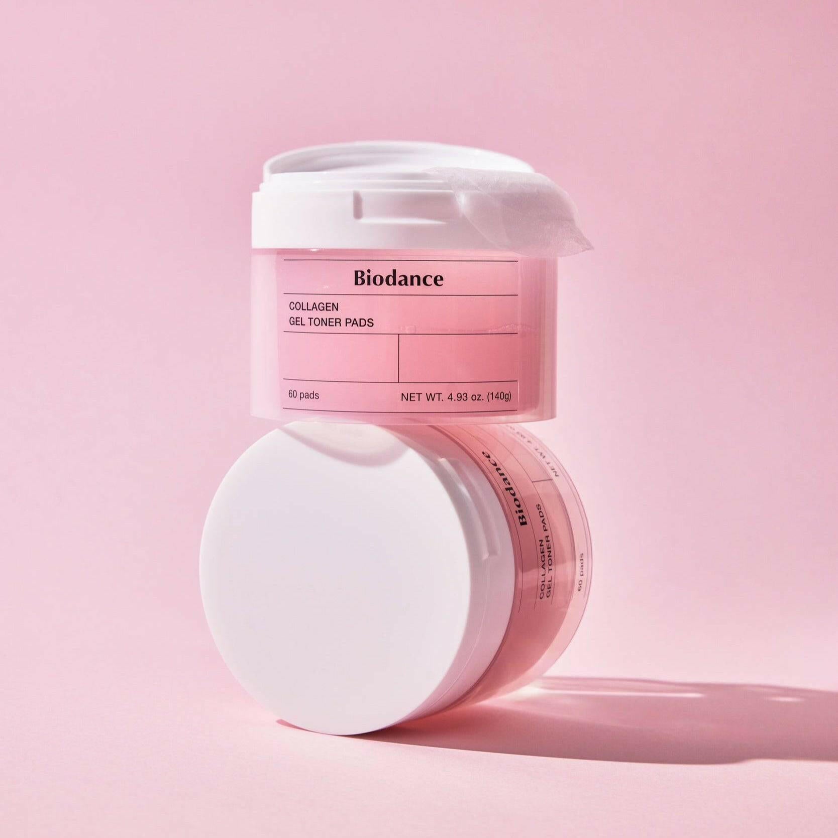 BIODANCE Collagen Gel Toner Pads 60pcs - bellubeauty