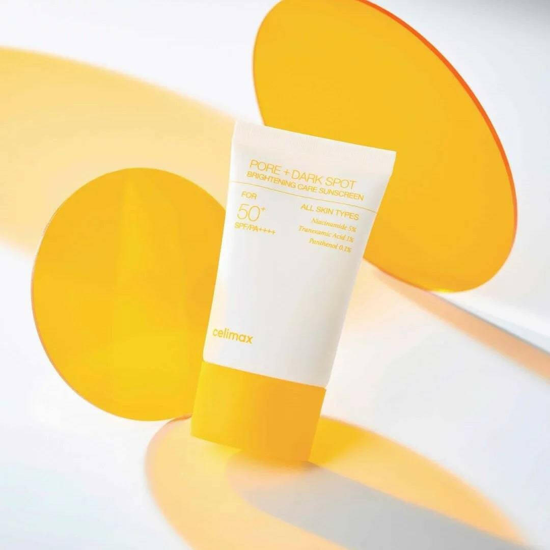 CELIMAX Pore+ Dark Spot Brightening Care Sunscreen 50ml SPF50+ - bellubeauty