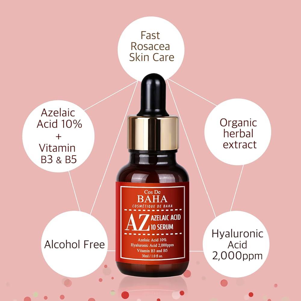 COS DE BAHA Azelaic Acid 10% Serum 30ml - bellubeauty