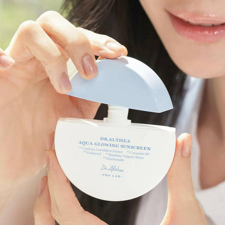 DR. ALTHEA Aqua Glowing Sunscreen 45ml SPF50+ - bellubeauty