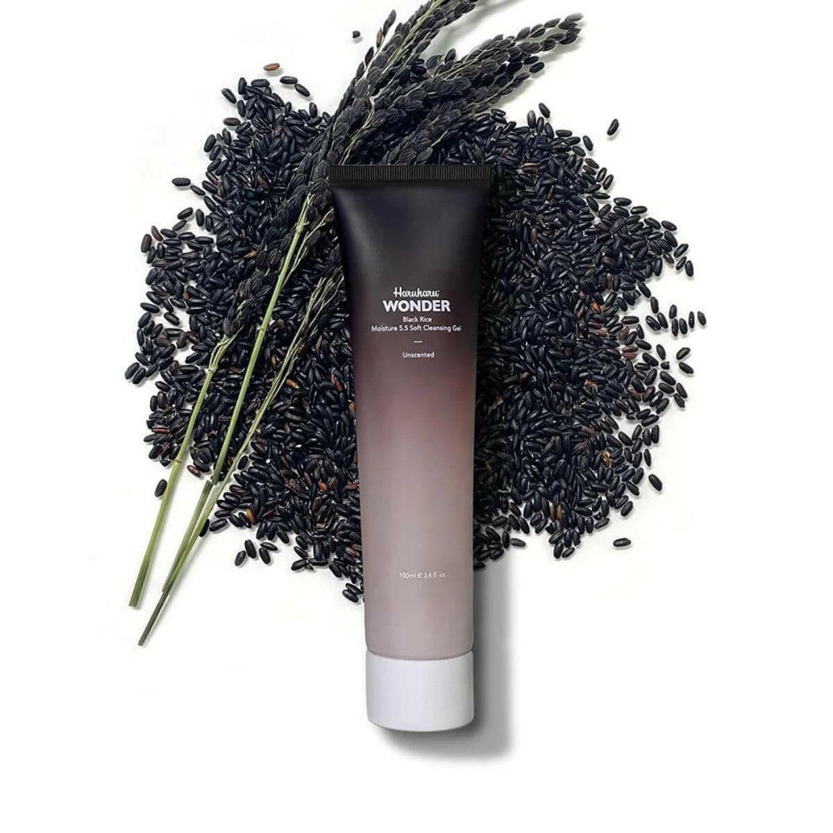 HARUHARU WONDER Black Rice Moisture 5.5 Soft Cleansing Gel 100ml - bellubeauty