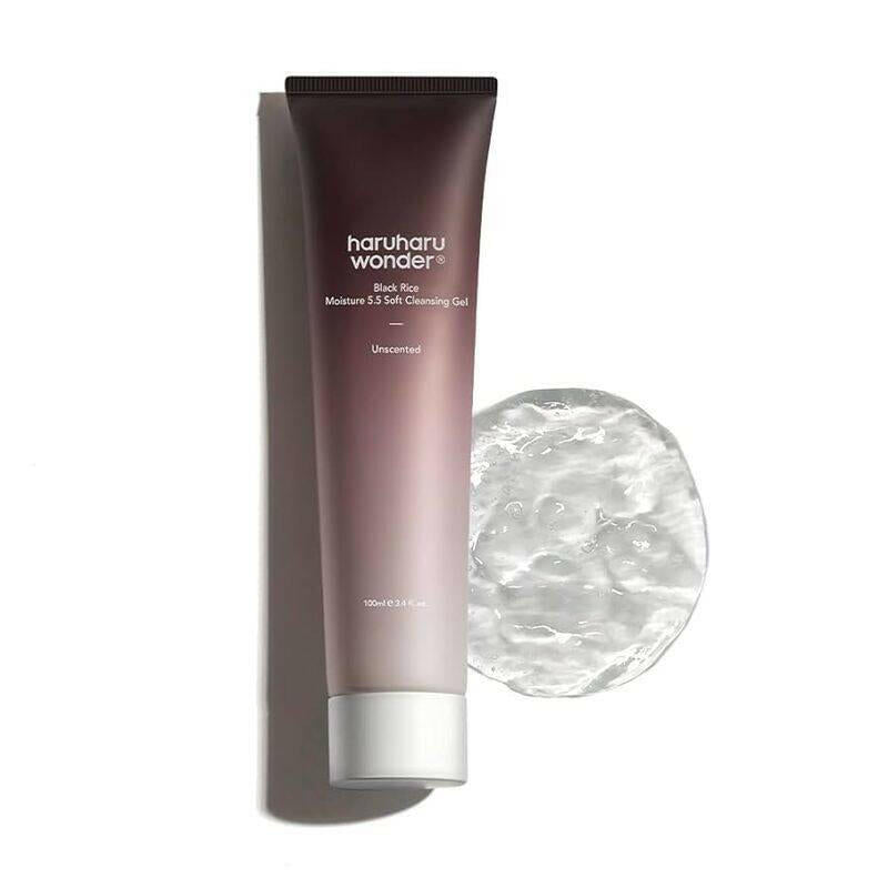 HARUHARU WONDER Black Rice Moisture 5.5 Soft Cleansing Gel 100ml - bellubeauty