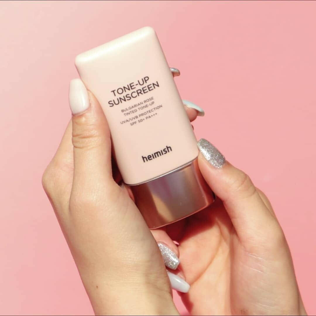 HEIMISH Bulgarian Rose Tone-Up Sunscreen 30ml SPF50+ - bellubeauty