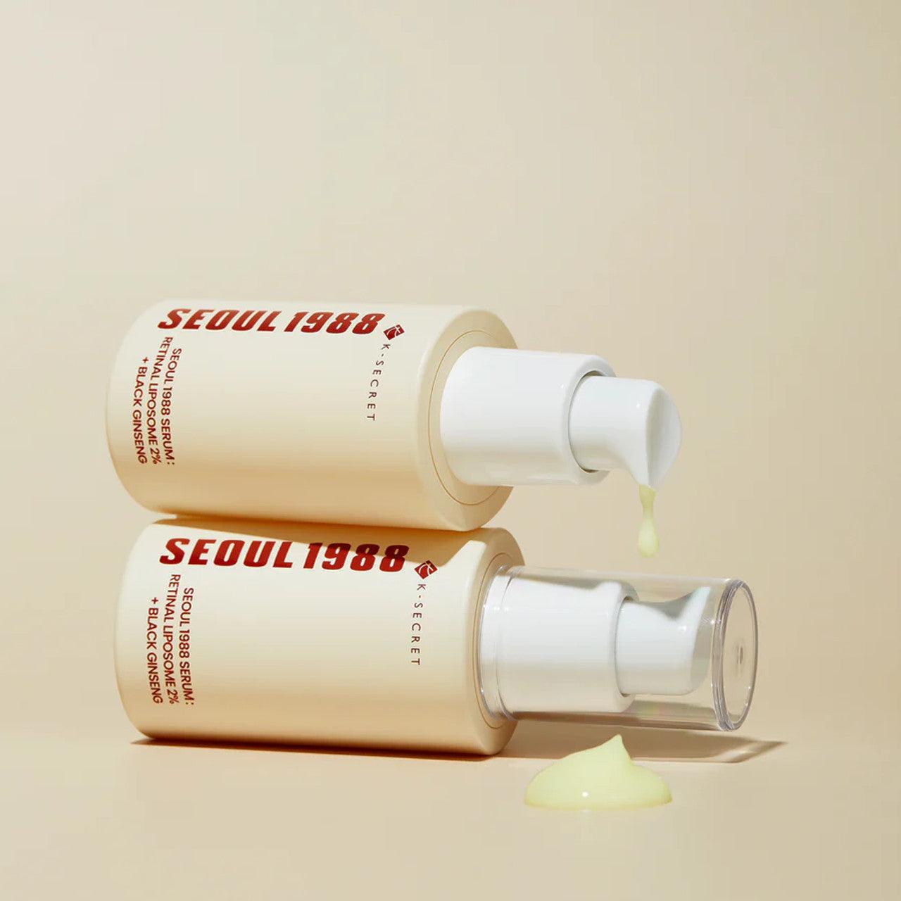 KSECRET Seoul 1988 Serum Retinal Liposome 2% + Black Ginseng 30ml - bellubeauty