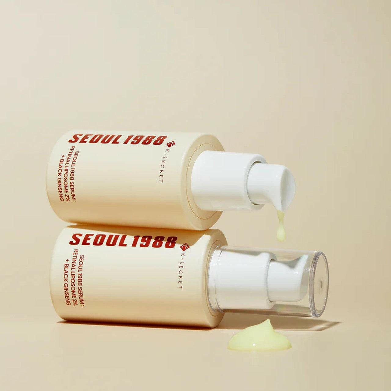 KSECRET Seoul 1988 Serum Retinal Liposome 2% + Black Ginseng 30ml - bellubeauty