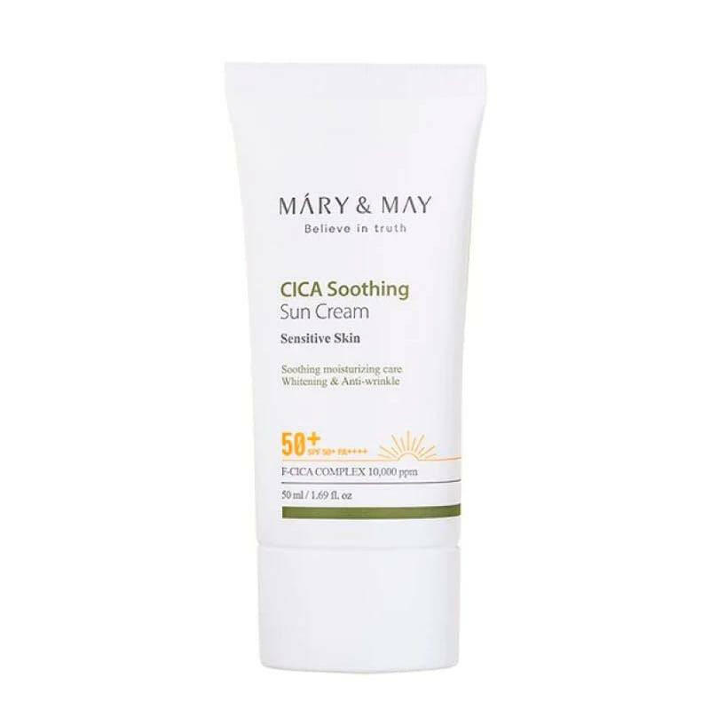 MARY&MAY Cica Soothing Sun Cream 50ml SPF50+ - bellubeauty