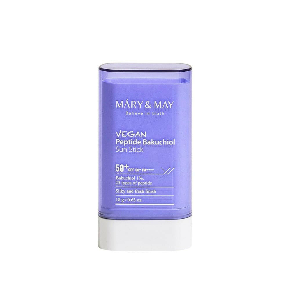 MARY&MAY Vegan Peptide Bakuchiol Sun Stick 18g SPF50+ - bellubeauty