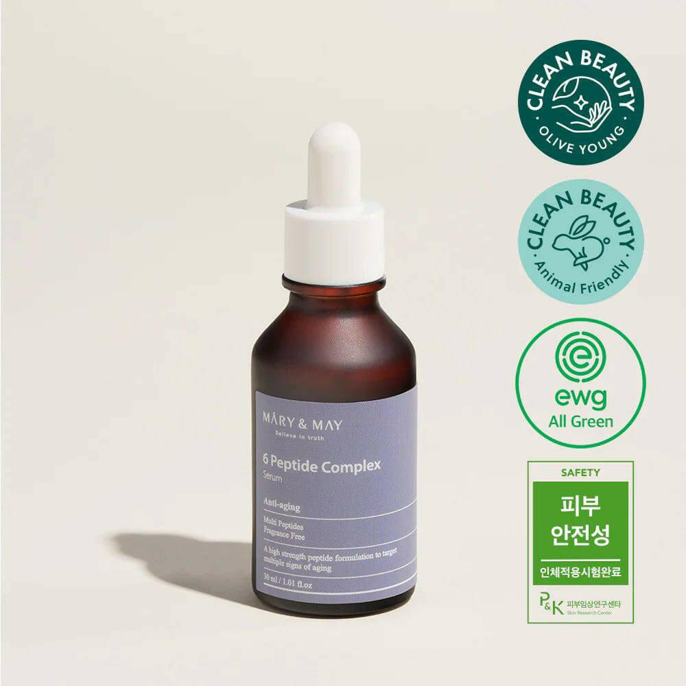 MARY&MAY 6 Peptide Complex Serum 30ml - bellubeauty