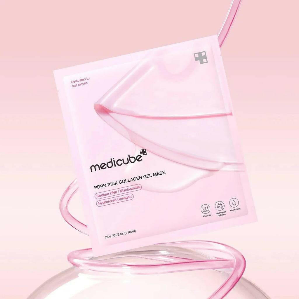 MEDICUBE PDRN Pink Collagen Gel Mask 4 Pack - bellubeauty