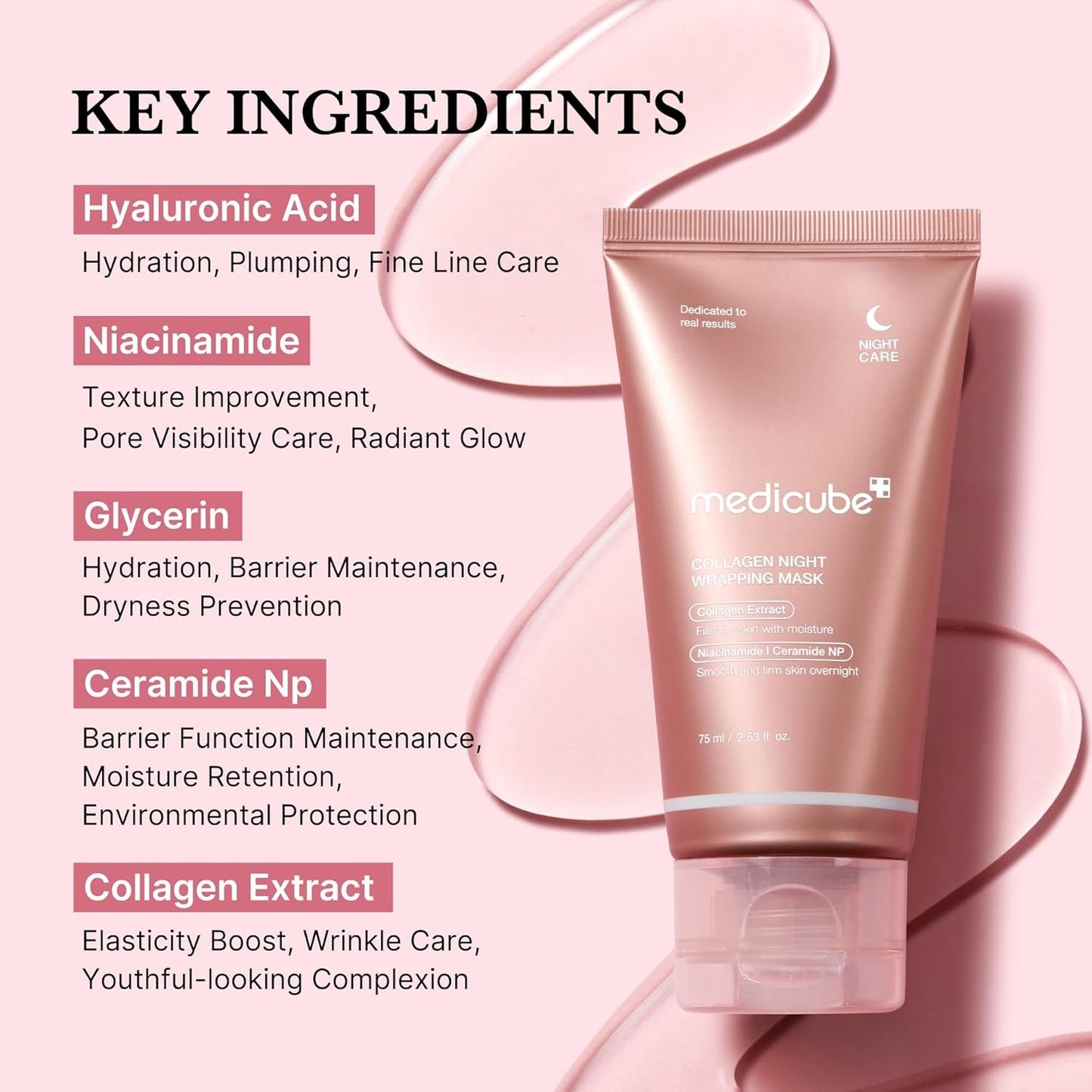 MEDICUBE Collagen Night Wrapping Mask 75ml