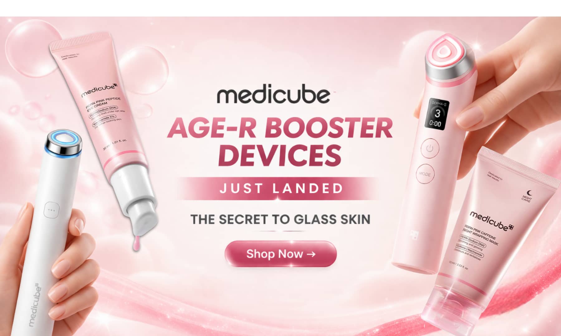 medicube device banner desktop - Bellubeauty