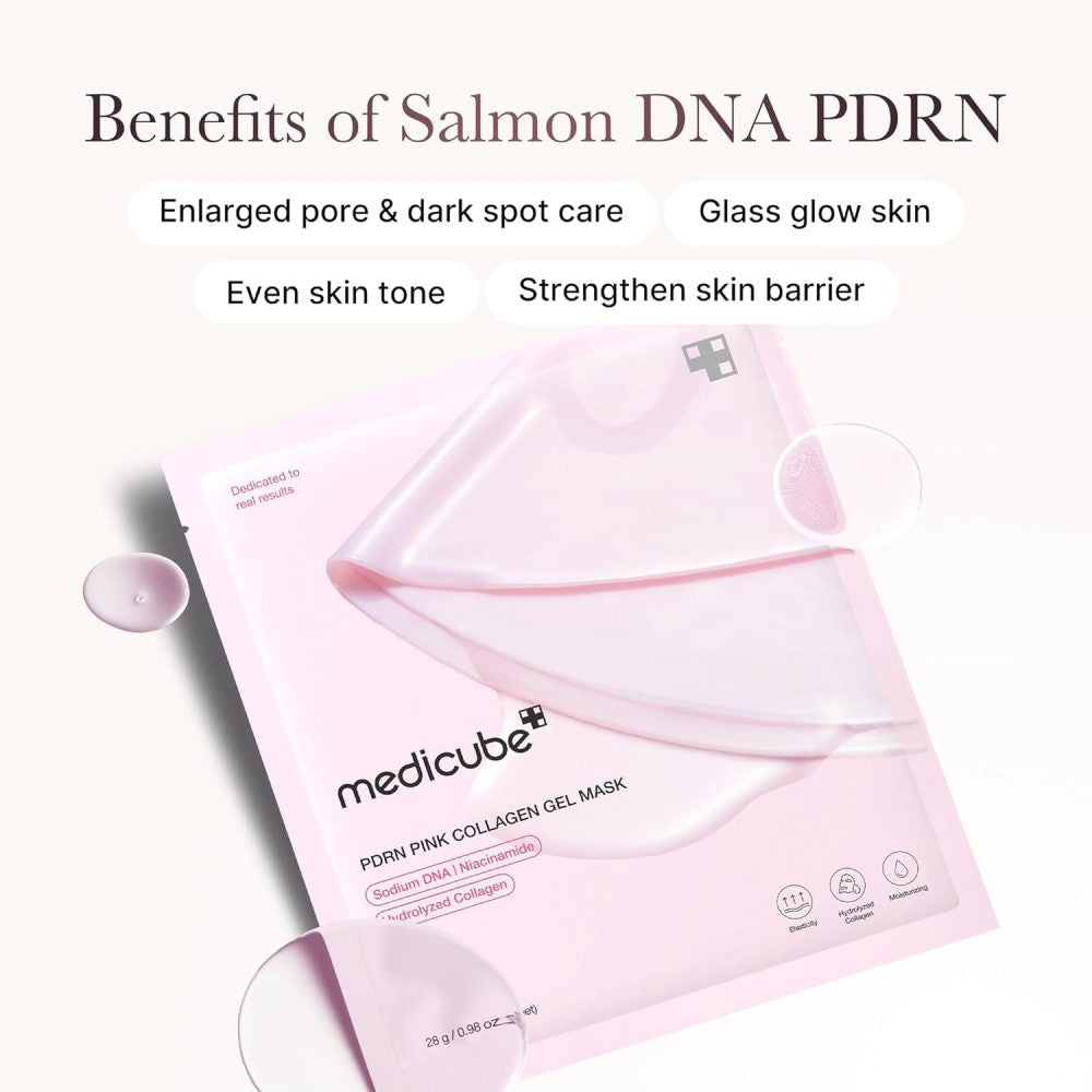MEDICUBE PDRN Pink Collagen Gel Mask 4 Pack