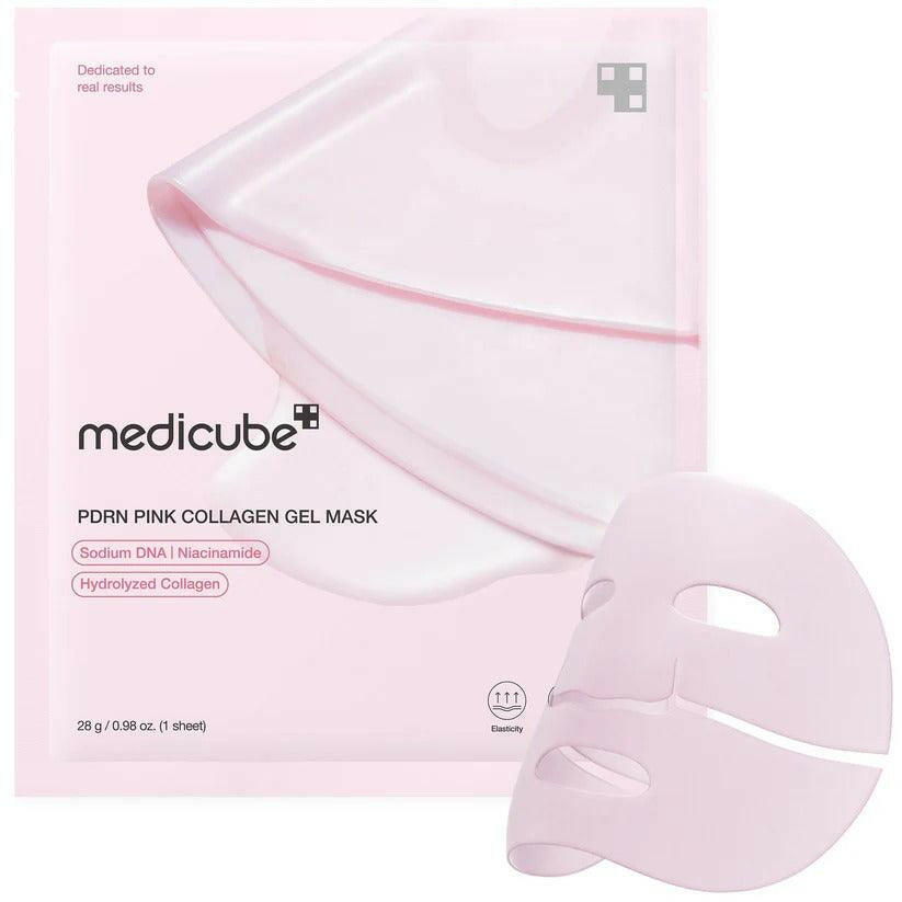 MEDICUBE PDRN Pink Collagen Gel Mask 4 Pack - bellubeauty