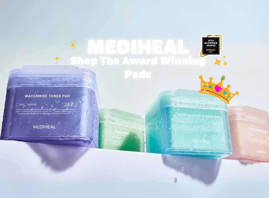 mediheal toner pads collection banner