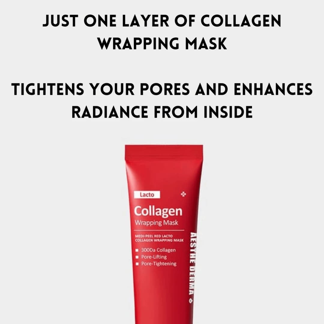 MEDIPEEL Red Lacto Collagen Wrapping Mask 70ml - bellubeauty