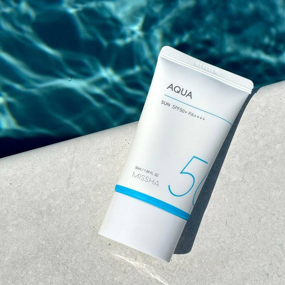 MISSHA All-Around Safe Block Aqua Sun Gel 50ml SPF50+ - bellubeauty