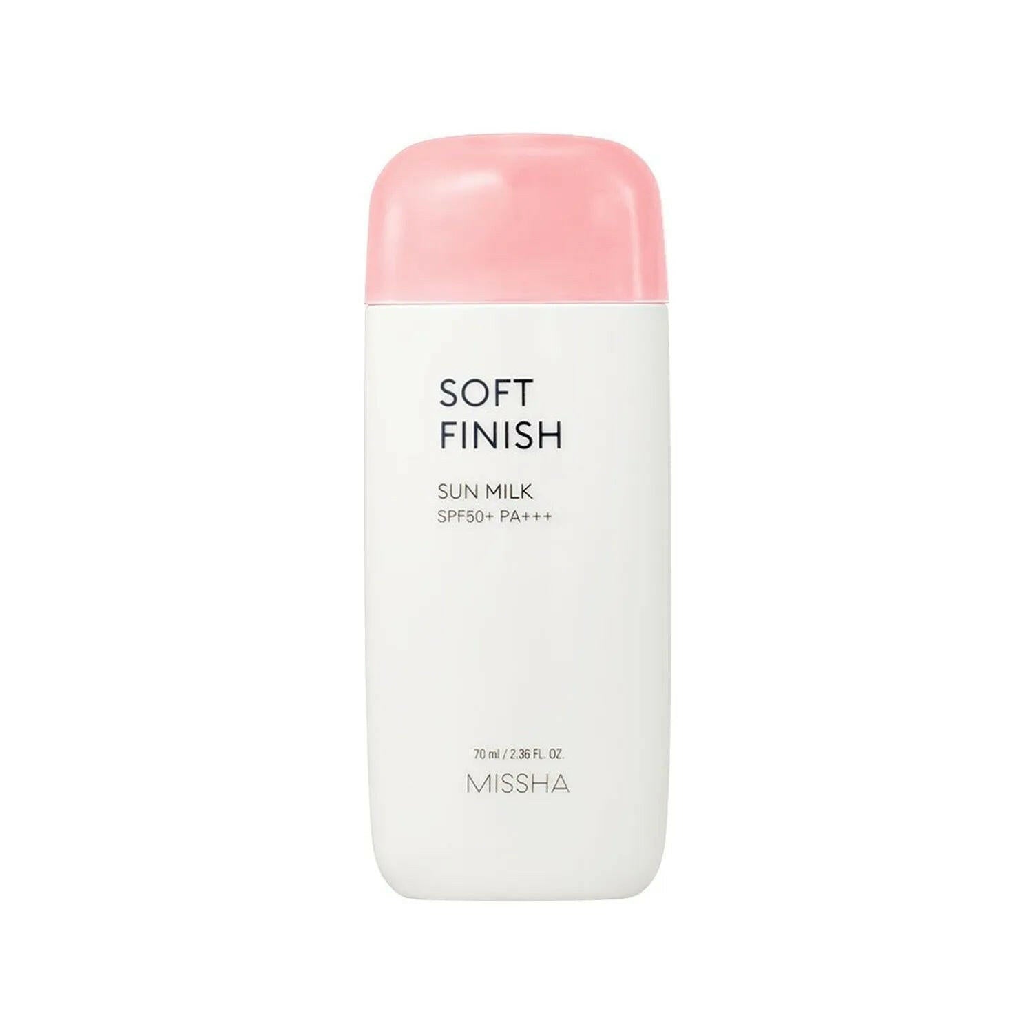 MISSHA All Around Safe Block Soft Finish Sun Milk 70ml SPF50+ - bellubeauty