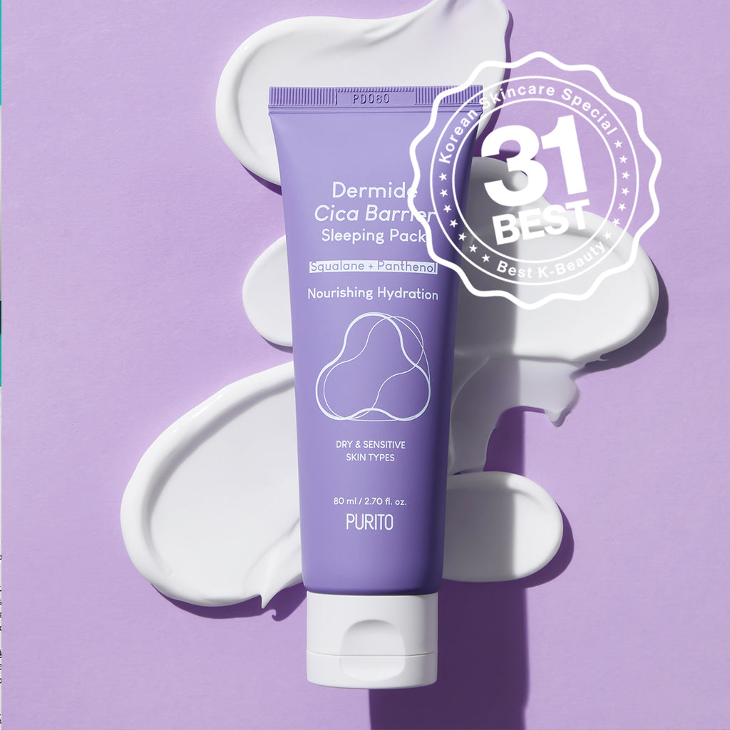 purito dermide barrier sleeping pack - bellubeauty