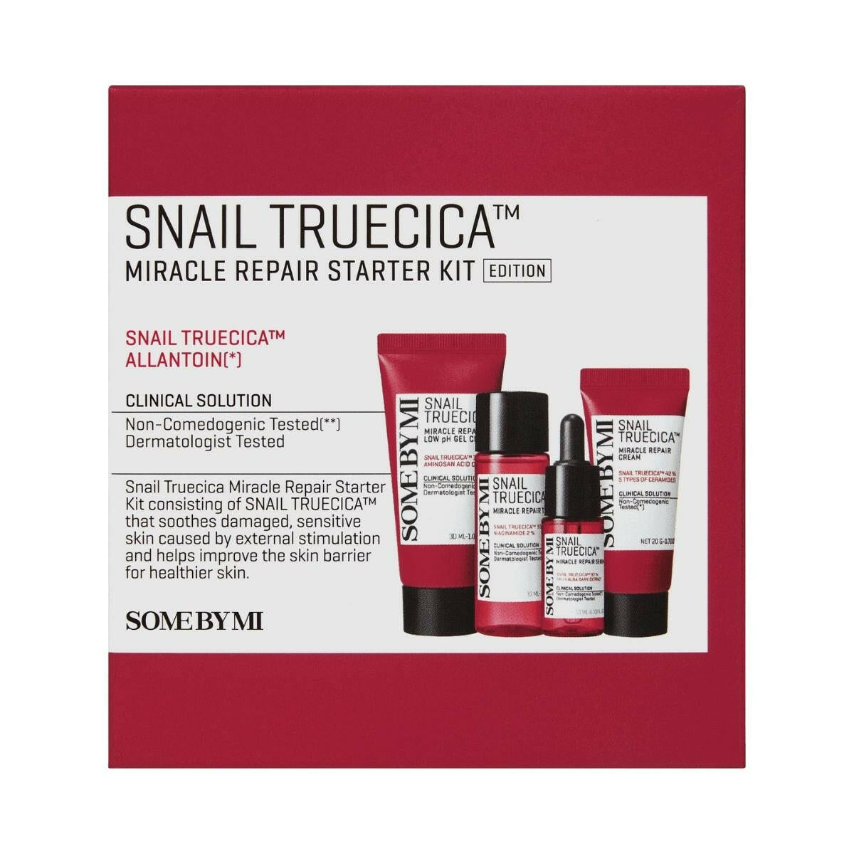 SOME BY MI Snail Truecica Miracle Repair Starter Kit 4pcs - bellubeauty