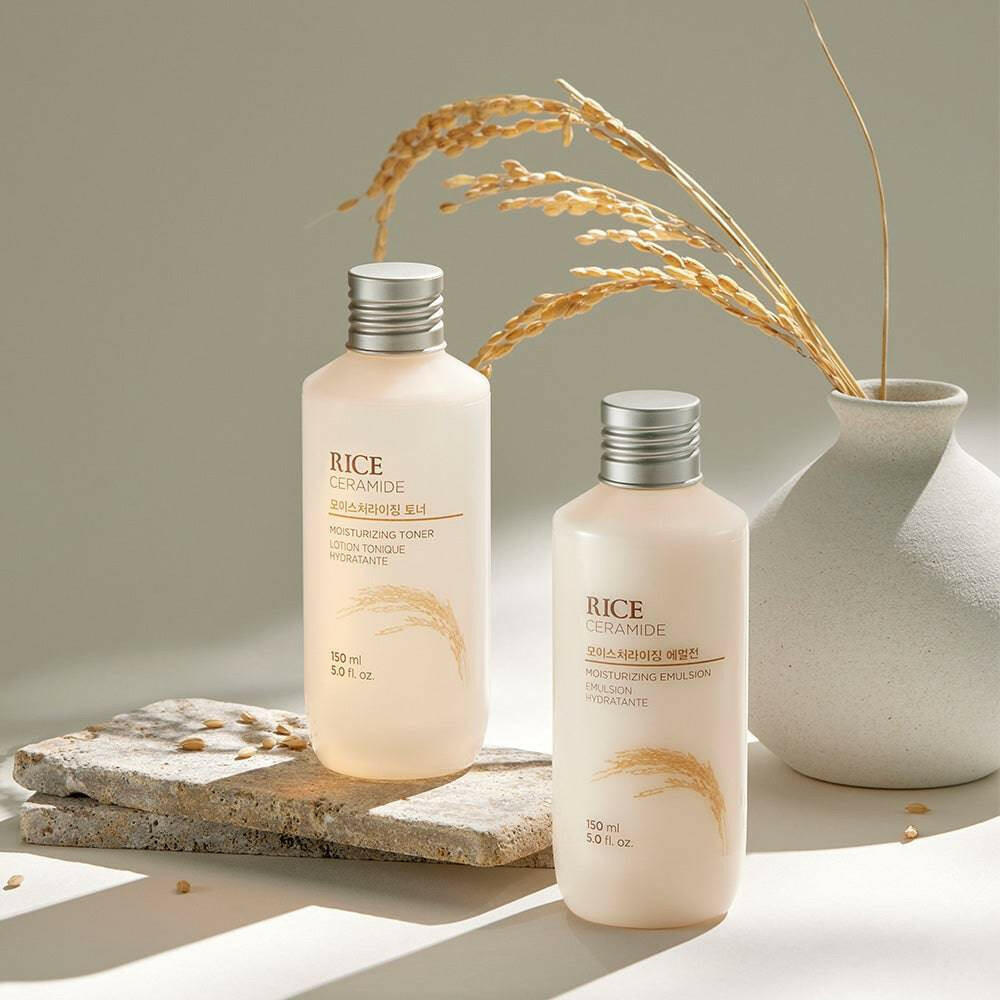 THE FACE SHOP Rice & Ceramide Moisturizing Emulsion 150ml - bellubeauty