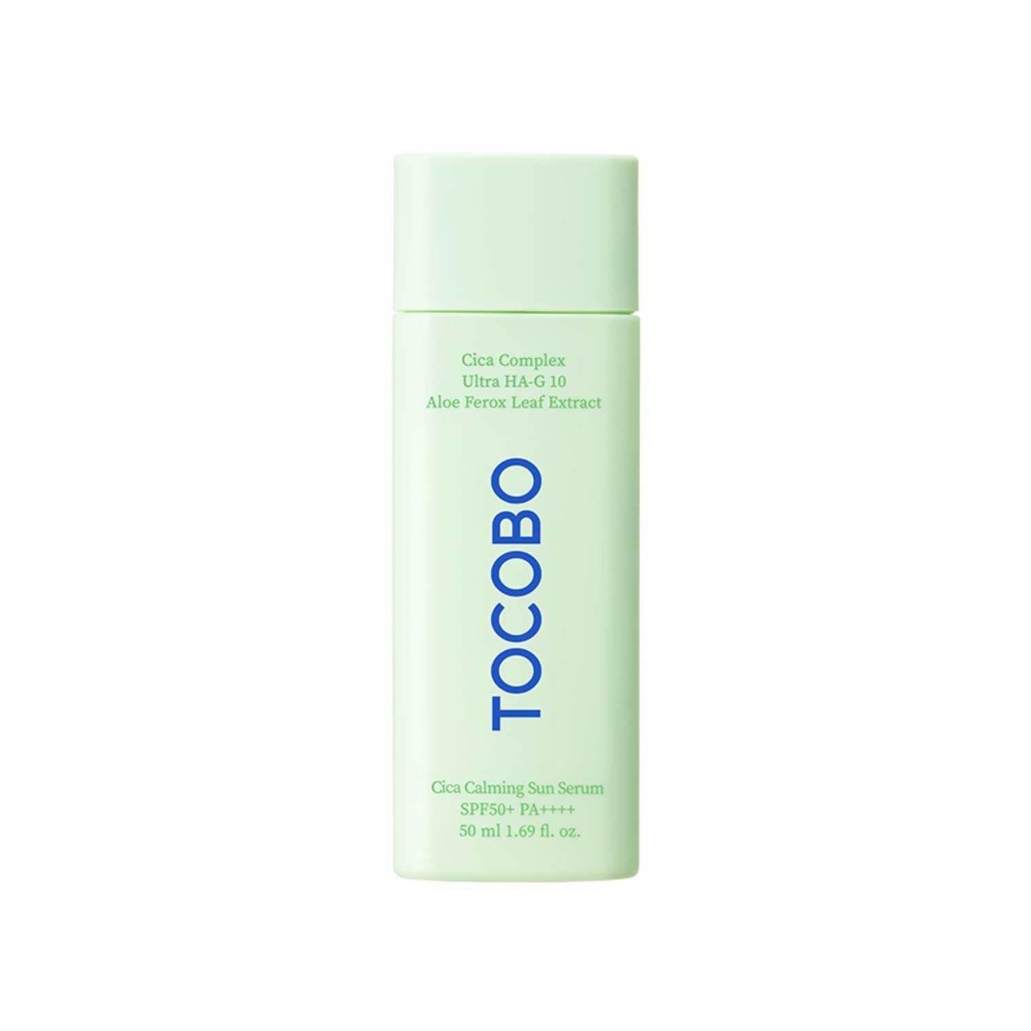 TOCOBO Cica Calming Sun Serum SPF50+ PA++++ 50ml - bellubeauty