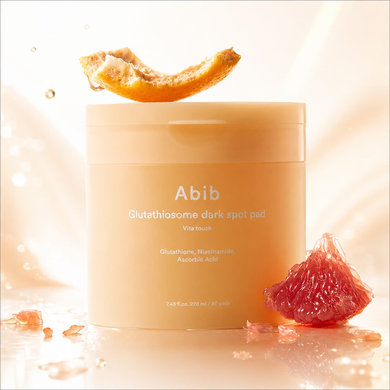 ABIB Glutathiosome Dark Spot Pad Vita Touch 60pcs - BelluBeauty