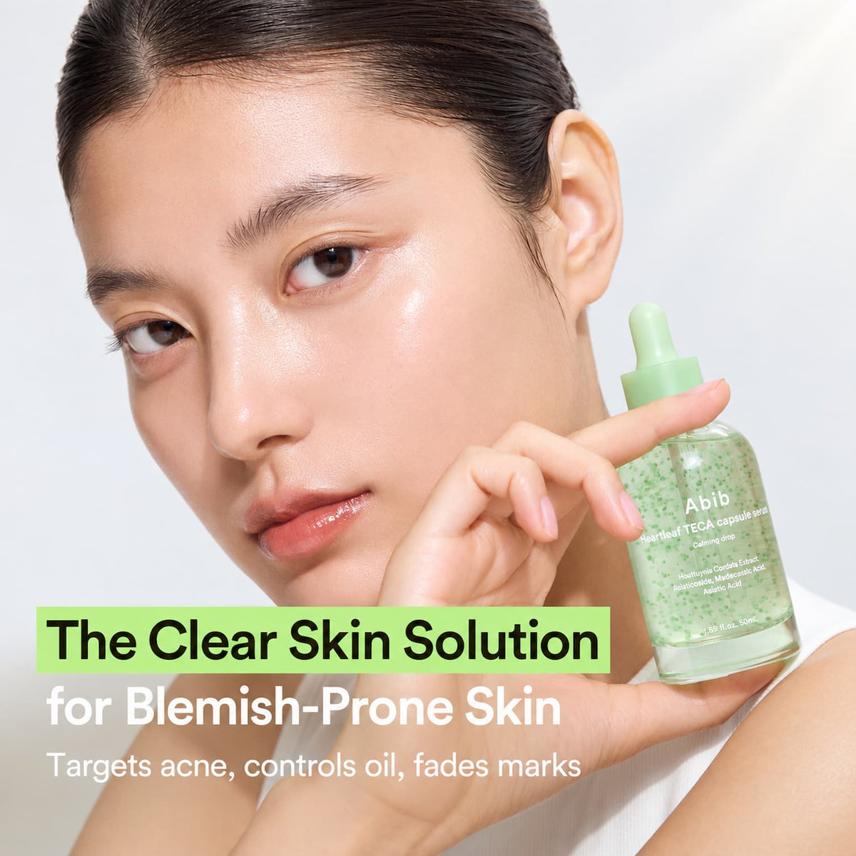 ABIB Heartleaf Teca Capsule Serum Calming Drop 50ml - BelluBeauty