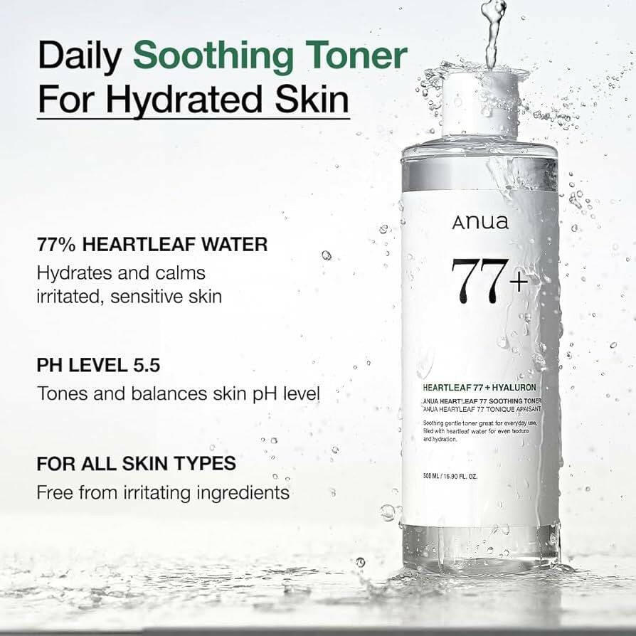 ANUA Heartleaf 77% Soothing Toner 250ml - bellubeauty