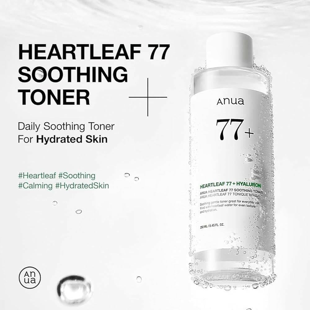 ANUA Heartleaf 77% Soothing Toner 250ml - bellubeauty