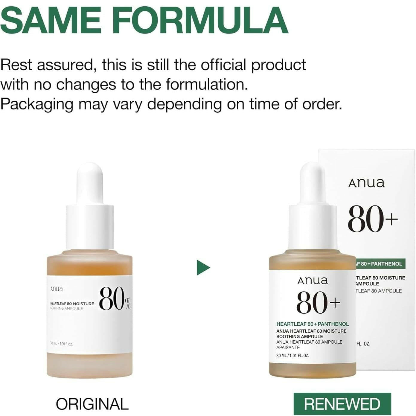 ANUA Heartleaf 80% Soothing Ampoule 30ml - bellubeauty