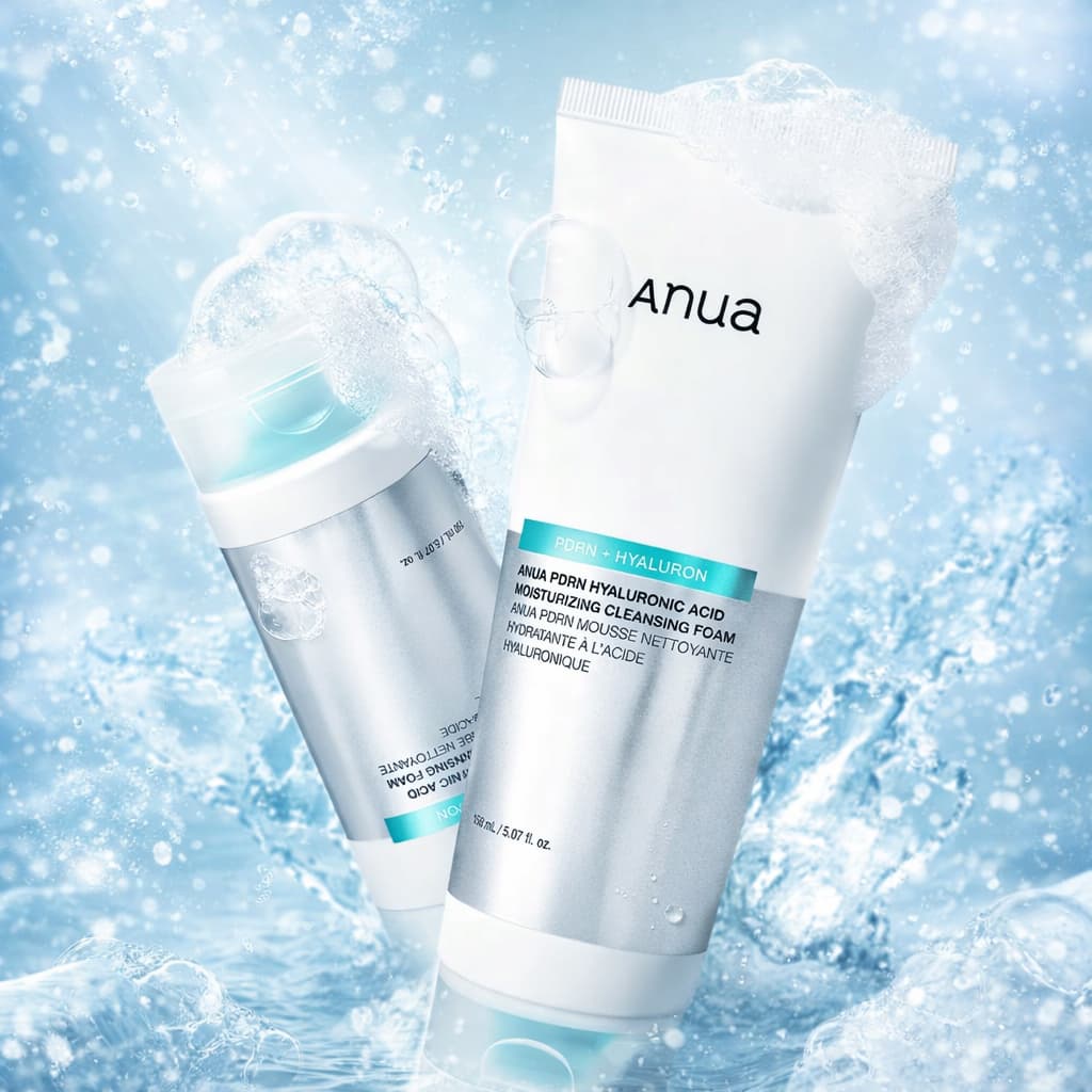 ANUA PDRN Hyaluronic Acid Moisturizing Cleansing Foam 150ml - BelluBeauty