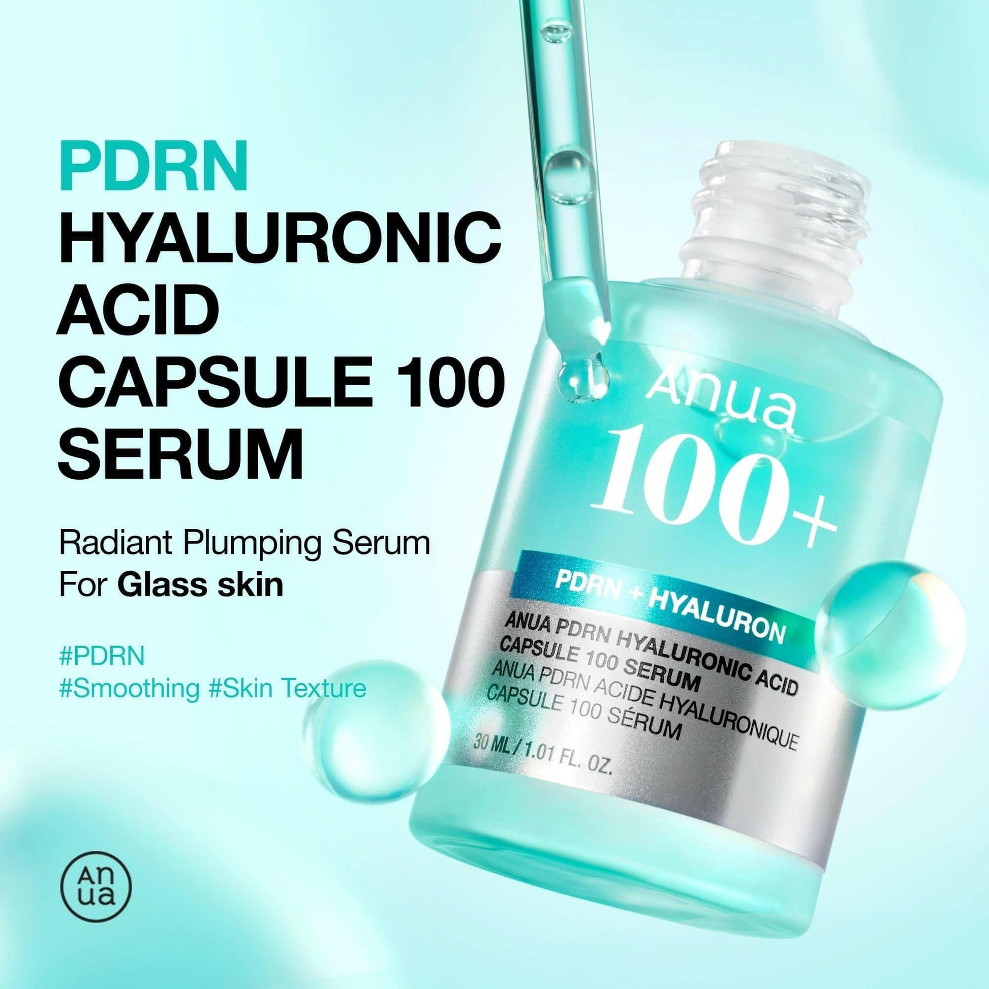 ANUA PDRN Hyaluronic Capsule 100 Serum 30ml - bellubeauty