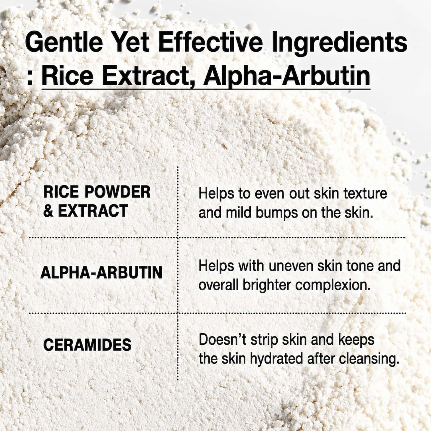 ANUA Rice Enzyme Brightening Cleansing Powder 40g - BelluBeauty
