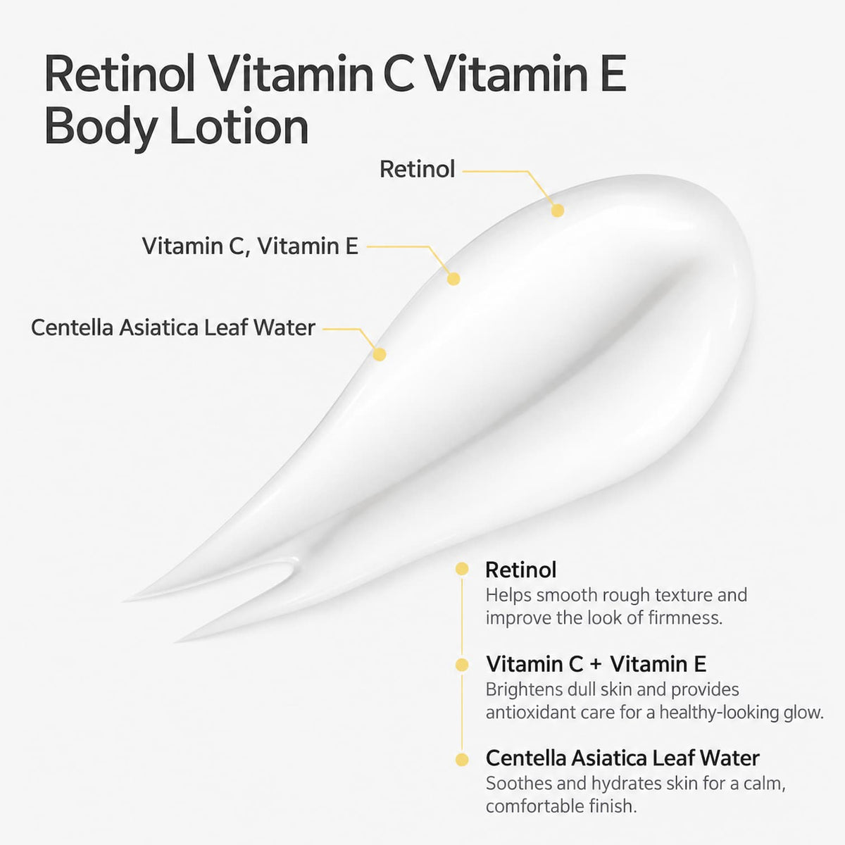 APLB Retinol Vitamin C Vitamin E Body Lotion 300ml - BelluBeauty